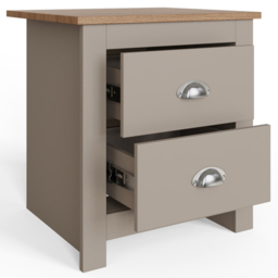 GFW Lancaster Grey 3 Piece Bedroom Furniture Set - Wilko - thumbnail 6