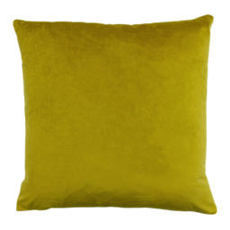 Paoletti Palm Grove Gold and Teal Velvet Jacquard Cushion - Size: 50 x 50 cm - Multi - Wilko - thumbnail 4