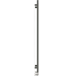 Terma Fiona 2002BTU Sparkling Grey Heated Towel Rail 1380 x 500mm - Size: 138 x 50 x 7.2cm - Wilko - thumbnail 6