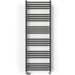 Terma Fiona 2002BTU Sparkling Grey Heated Towel Rail 1380 x 500mm - Size: 138 x 50 x 7.2cm - Wilko - thumbnail 5