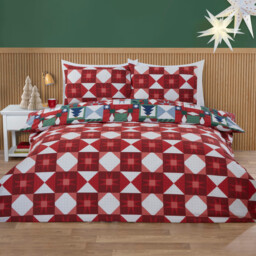 Novie Patchwork Duvet Set Multicolour Double - Wilko - thumbnail 6