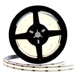 Ener-J 12V 6000K COB LED Strip Lights 5 meters - Size: 5m - White - Wilko