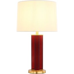 Kiara Glass Table Lamp Plum - Wilko - thumbnail 4