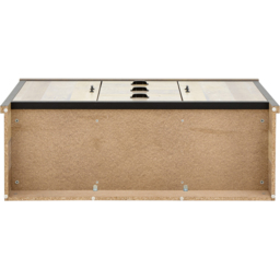 GFW Boston 2 Door 3 Drawer Oak Sideboard - Size: 74 x 113 x 39cm - Brown - Wilko - thumbnail 6