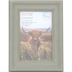 Keswick Sage Rustic Frame - Sage/6x4in - Size: A6 - The Port. Co Gallery - Wilko - thumbnail 1