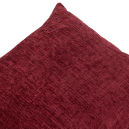 Kaikoo Maroon Chenille Cushion - Red - Wilko - thumbnail 3