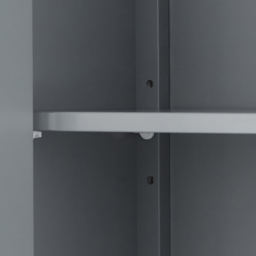 Teamson Home Mercer 2 Door Grey Mid Century Removable Wooden Wall Cabinet - Size: 61.6 x 17.8 x 50.8cm - Wilko - thumbnail 4