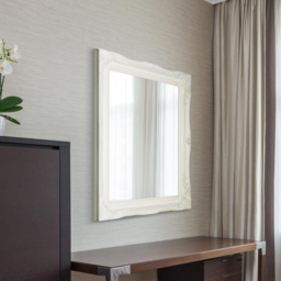 MirrorOutlet Hamilton White Shabby Chic Wall Mirror 76 x 66cm - Wilko - thumbnail 7