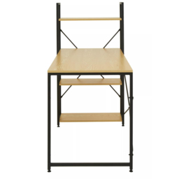 Premier Housewares Laxton Light Yellow Desk with Shelves - Size: 120 x 60 x 121cm - Multi - Interiors by Premier - Wilko - thumbnail 6