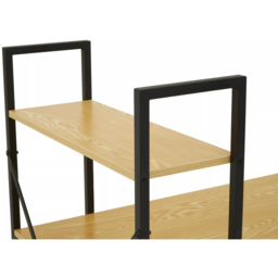 Premier Housewares Laxton Light Yellow Desk with Shelves - Size: 120 x 60 x 121cm - Multi - Interiors by Premier - Wilko - thumbnail 7