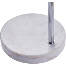 Teamson Home Arquer Arc Marble Base Nickle Finished Shade Floor Lamp - Size: 173.0 x 32.0 x 110.0cm - Black - Wilko - thumbnail 4