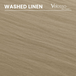 Velosso Washed Linen Look King Size Beige Duvet Set - Cream - Wilko - thumbnail 5