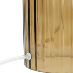 Malani Glass Table Lamp Brown - Wilko - thumbnail 7