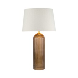 Malani Glass Table Lamp Brown - Wilko - thumbnail 4
