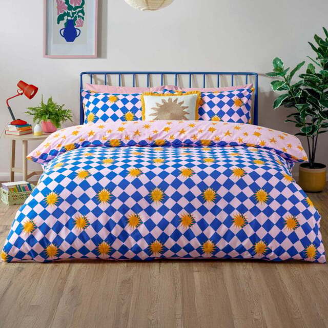 furn. Antares Super King Size Multicolour Printed Duvet Set - Wilko - image 1