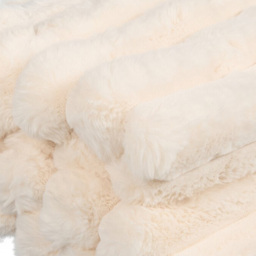 Divante Verbier Faux Fur Throw - Ivory - Wilko - thumbnail 6