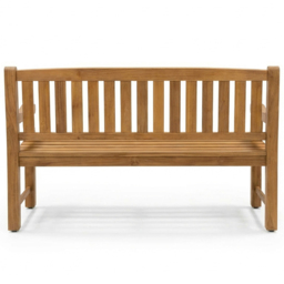 Royalcraft Sofia 2 Seater Acacia Wood Garden Bench - Natural - Wilko - thumbnail 4