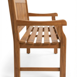 Royalcraft Sofia 2 Seater Acacia Wood Garden Bench - Natural - Wilko - thumbnail 5