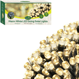 GardenKraft 100 Bulbs Warm White LED Solar String Light - Size: 21 x 8 x 10cm - Multi - Wilko - thumbnail 6