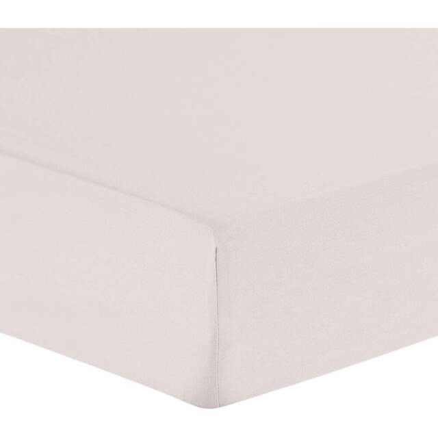Divante 180Tc Cotton Fitted Sheet - Blush/Double - Wilko - image 1