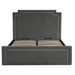 Amelia Double Grey Ottoman Bed - Wilko - thumbnail 7