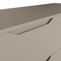 FWStyle Luno 8 Drawer Brown Modern Wide Chest of Drawers - Wilko - thumbnail 6