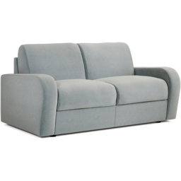 Jay-Be Deco 2 Seater Brushed Twill Sky Sofa Bed with e-Sprung Mattress - Blue - Wilko - thumbnail 3