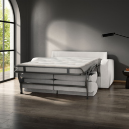 Jay-Be Deco 2 Seater Brushed Twill Sky Sofa Bed with e-Sprung Mattress - Blue - Wilko - thumbnail 5