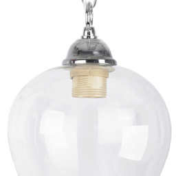 ValueLights Lewis Clear Glass Bell Shaped Ceiling Pendant Shade - Size: 17.5 x 18 x 18cm - White - Wilko - thumbnail 3