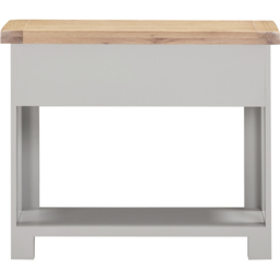 Seconique Windsor 2 Drawer Pebble Grey and Oak Console Table - Size: 70.5 x 85 x 34cm - Pebble Grey/Oak - Wilko - thumbnail 7