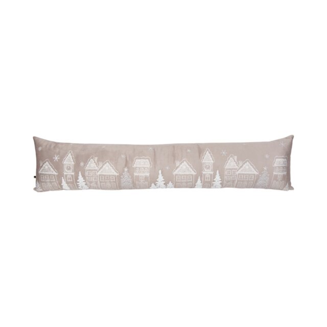 Winter Town Draught Excluder Beige - Wilko - image 1