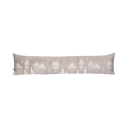 Winter Town Draught Excluder Beige - Wilko - thumbnail 1