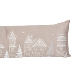 Winter Town Draught Excluder Beige - Wilko - thumbnail 3