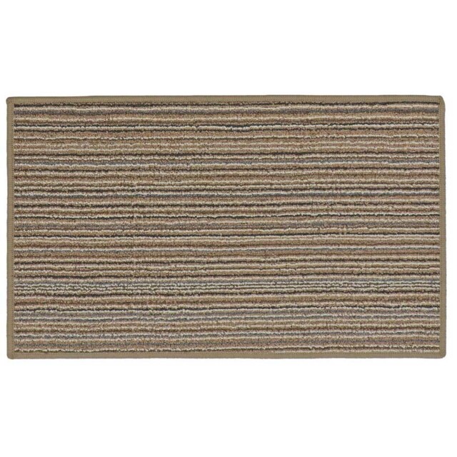 JVL Arona Beige Indoor Machine Washable Doormat 50 x 80cm - JVL Homewares - Wilko - image 1