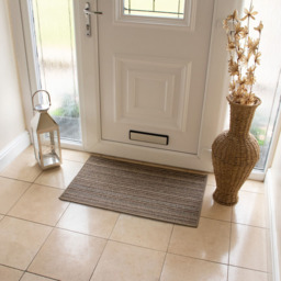 JVL Arona Beige Indoor Machine Washable Doormat 50 x 80cm - JVL Homewares - Wilko - thumbnail 3