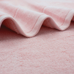 Velosso Velour Plush Cotton Blush Pink Bath Towel Set of 2 - Wilko - thumbnail 5