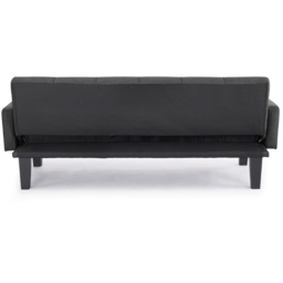 Home Detail Levine Double Sleeper Dark Grey Fabric Sofa Bed - Size: 3 Seater - Wilko - thumbnail 5