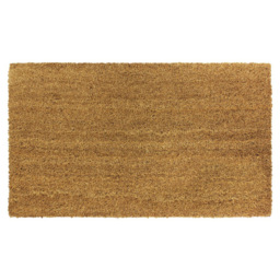 JVL Manor Plain Latex Coir Door Mat 40 x 70cm 2 Pack - Brown - JVL Homewares - Wilko - thumbnail 4