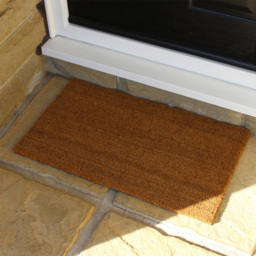 JVL Manor Plain Latex Coir Door Mat 40 x 70cm 2 Pack - Brown - JVL Homewares - Wilko - thumbnail 3