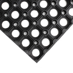 JVL Rondo Rubber Scraper Door Mat 50 x 100cm 2 Pack - Black - JVL Homewares - Wilko - thumbnail 6