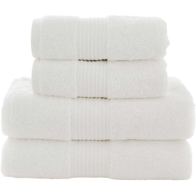 Deyongs Bliss Pima White Bath Towel - Size: 70 x 127cm - Wilko - image 1