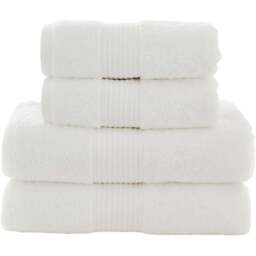 Deyongs Bliss Pima White Bath Towel - Size: 70 x 127cm - Wilko