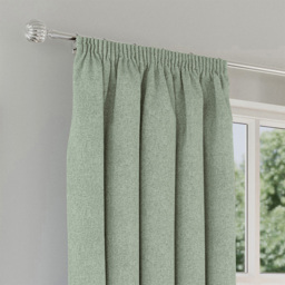 Enhanced Living Dallas Green Thermal Blackout Pencil Pleat Curtains 168 x 183cm - Size: W 168 x D 183cm - Wilko - thumbnail 4