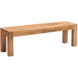 Brooklyn Napoli Toko 2 Seater Light Mango Dining Bench - Brown - Wilko - thumbnail 3