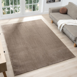 Desire Rugs Comfy Dark Beige Anti Slip Felt Backing Rug 200 x 280cm - Gold - Wilko - thumbnail 3