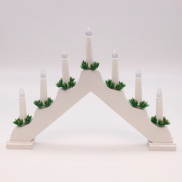 Marco Paul LED White Candle Bridge - Size: 40.5 x 31 x 8cm - Wilko - thumbnail 3