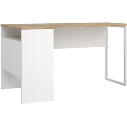 Florence Function Plus 2 Drawer Corner Desk White and Oak - Size: 81 x 145 x 76cm - Brown - Furniture to Go - Wilko - thumbnail 4