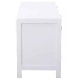 Interiors by Premier Sherman 2 Door 2 Shelf White Media Unit - Size: 120 x 38 x 52cm - Wilko - thumbnail 6