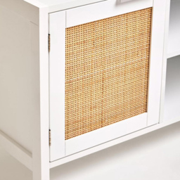 Interiors by Premier Sherman 2 Door 2 Shelf White Media Unit - Size: 120 x 38 x 52cm - Wilko - thumbnail 7