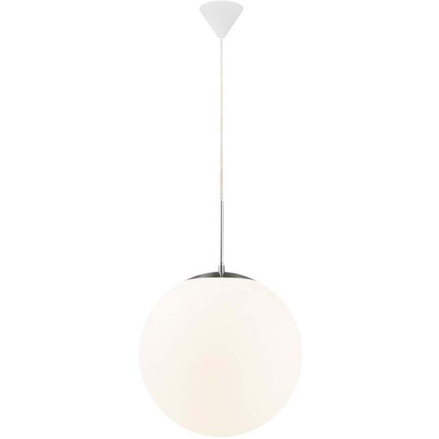 Nordlux Cafe 30 Opal White Pendant Light - Size: 44 x 30 x 44cm - Wilko - image 1